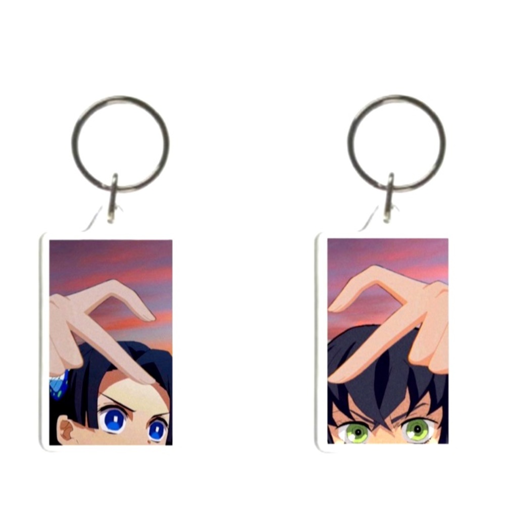Anime matching keychain